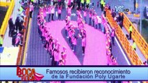 Famosos recibieron reconocimiento de la fundación Poly Ugarte