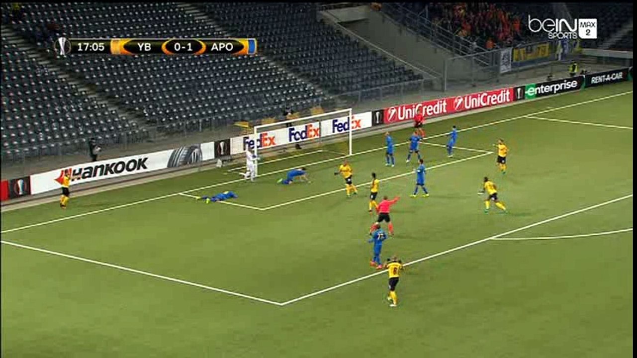 Guillaume Hoarau Goal HD - Young Boys 1-1 APOEL - 20-10-2016