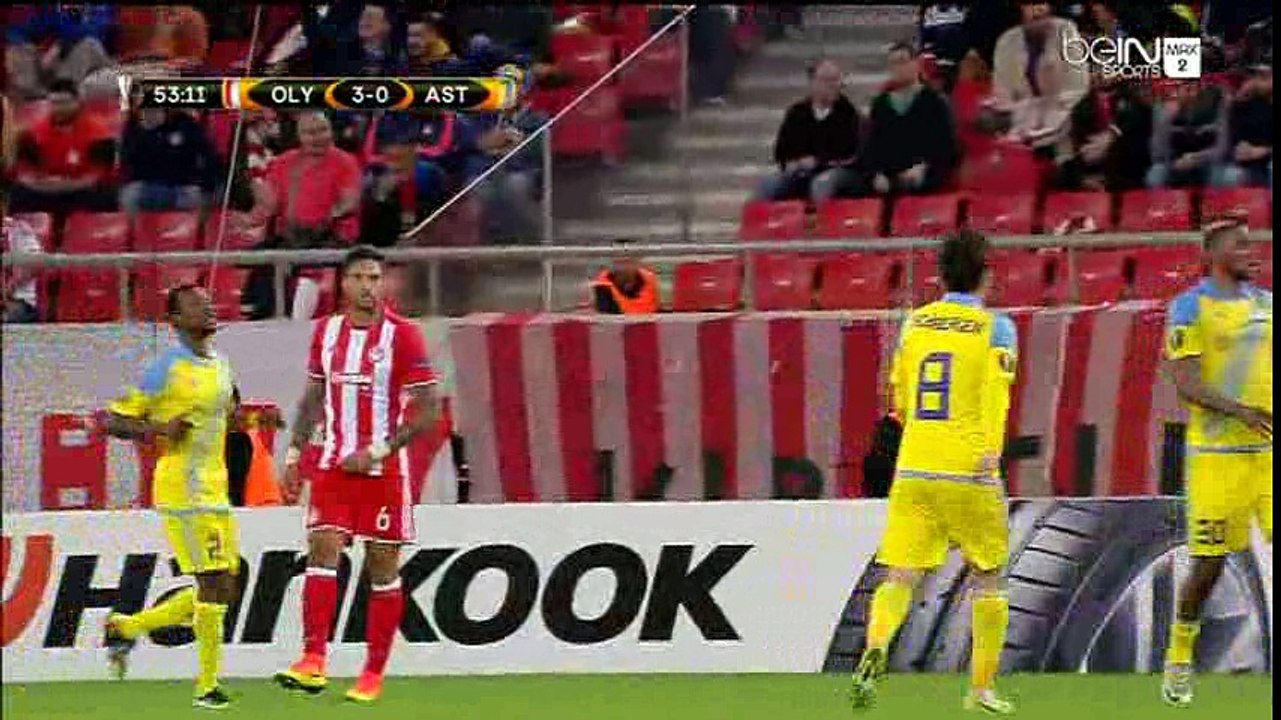 Junior Kabananga Goal HD - Olympiakos Piraeus 3-1 FC Astana - 20-10-2016