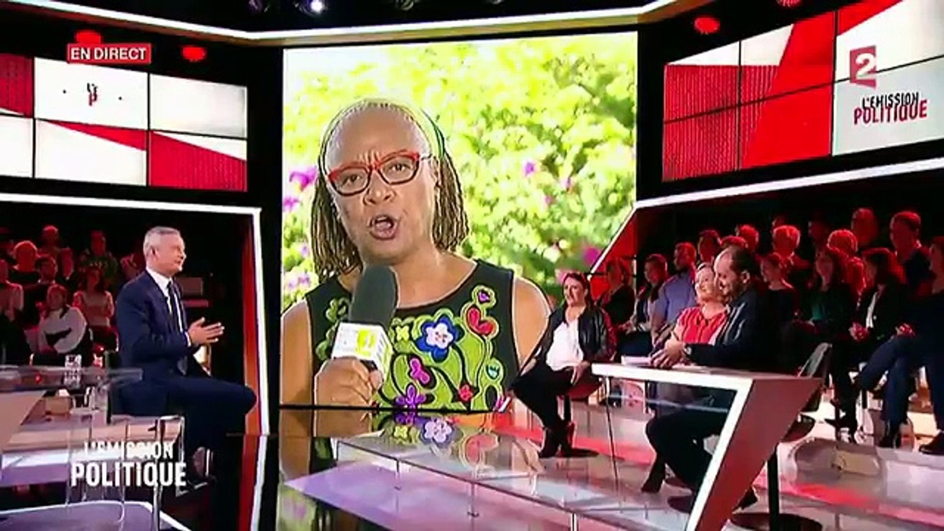 Tout Ca C Est Du Pipi De Chat Lance Une Syndicaliste En Direct Face A Bruno Le Maire Video Dailymotion