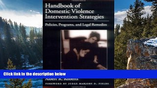 Full Online [PDF]  Handbook of Domestic Violence Intervention Strategies: Policies, Programs, and