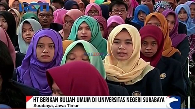 Hary Tanoe Berikan Kuliah Umum di Universitas Negeri Surabaya