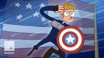 Captain America has trouble bonding with Winter Soldier in cartoon short
