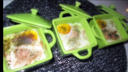 Oeufs cocotte aux champignons