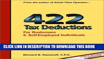 [DOWNLOAD] PDF BOOK 422 Tax Deductions for Businesses and Self-Employed Individuals (475 Tax