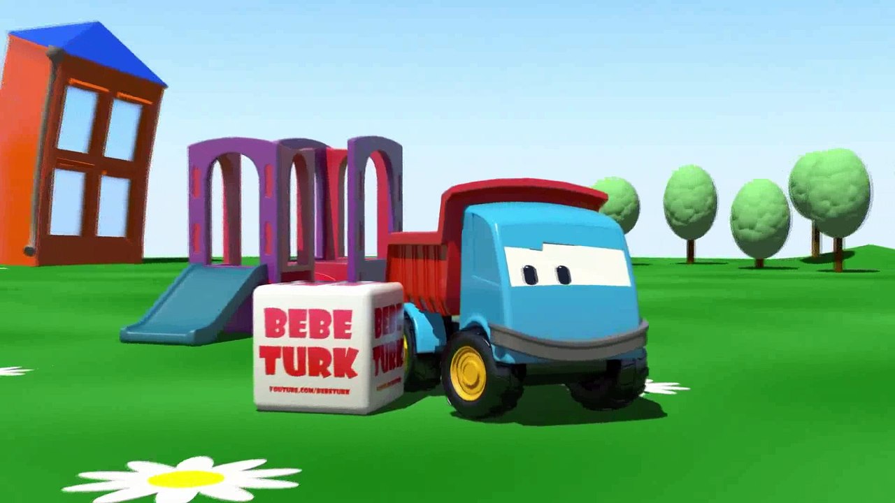 Çizgi Film - Dört araba - Geri dönüşüm çöp kamyonu (RECYCLING TRUCKS)