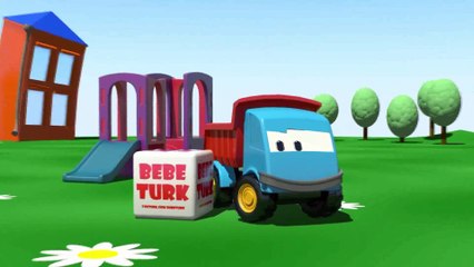 Çizgi Film - Dört araba - Geri dönüşüm çöp kamyonu (RECYCLING TRUCKS)