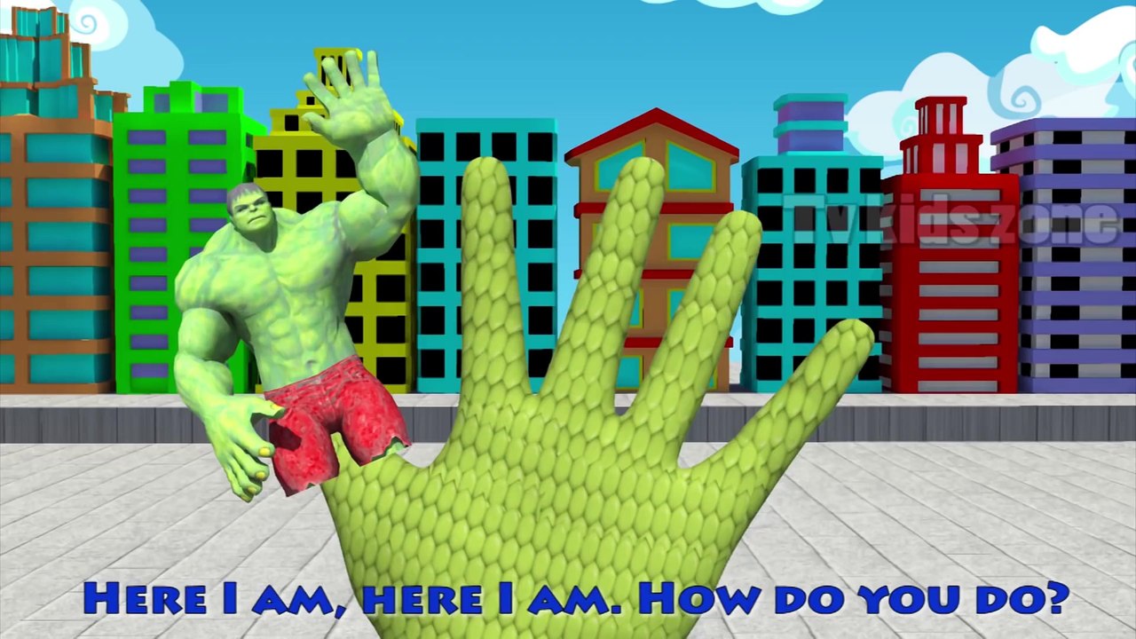 Finger Family Collection - Superheroes Vs Skeleton - Spiderman Vs Skeleton Vs Hulk Finger Family_32