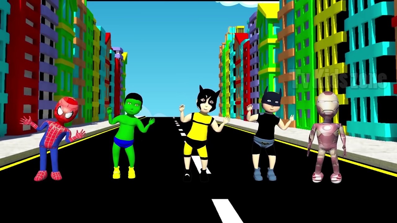Mega Finger Family Songs Collection ! Batman ,Superman,Spider-man,Hulk,Xmen ,Nursery Rhymes & More_18