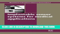 [PDF] Implantable Sensor Systems for Medical Applications (Woodhead Publishing Series in