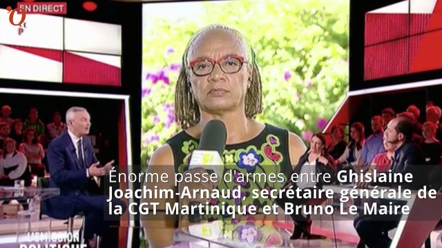 Gros accrochage entre Bruno Le Maire et une syndicaliste dans « l’Émission politique »