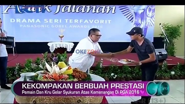 Pemain dan Kru Sinetron Anak Jalanan Gelar Syukuran