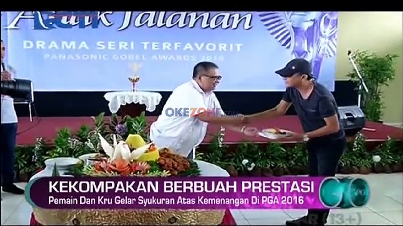 Pemain dan Kru Sinetron Anak Jalanan Gelar Syukuran