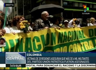 Colombia: UP se moviliza en su día para defender la paz