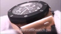 Swiss replica watches Audemars Piguet Royal Oak Offshore Ultimate Edition Rubberclad RG Grey Dial on Rubber Strap A7750 sku0224