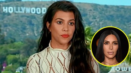 Kourtney Kardashian Says Kim's 'Not Doing Great' Post-Robbery in Awkward Chat