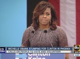 Michelle Obama campaigning for Hillary Clinton in PHX