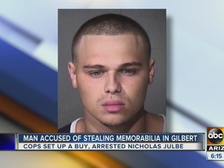 Police investigating after baseball memorabilia in Gilbert