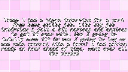 The Skype Interview