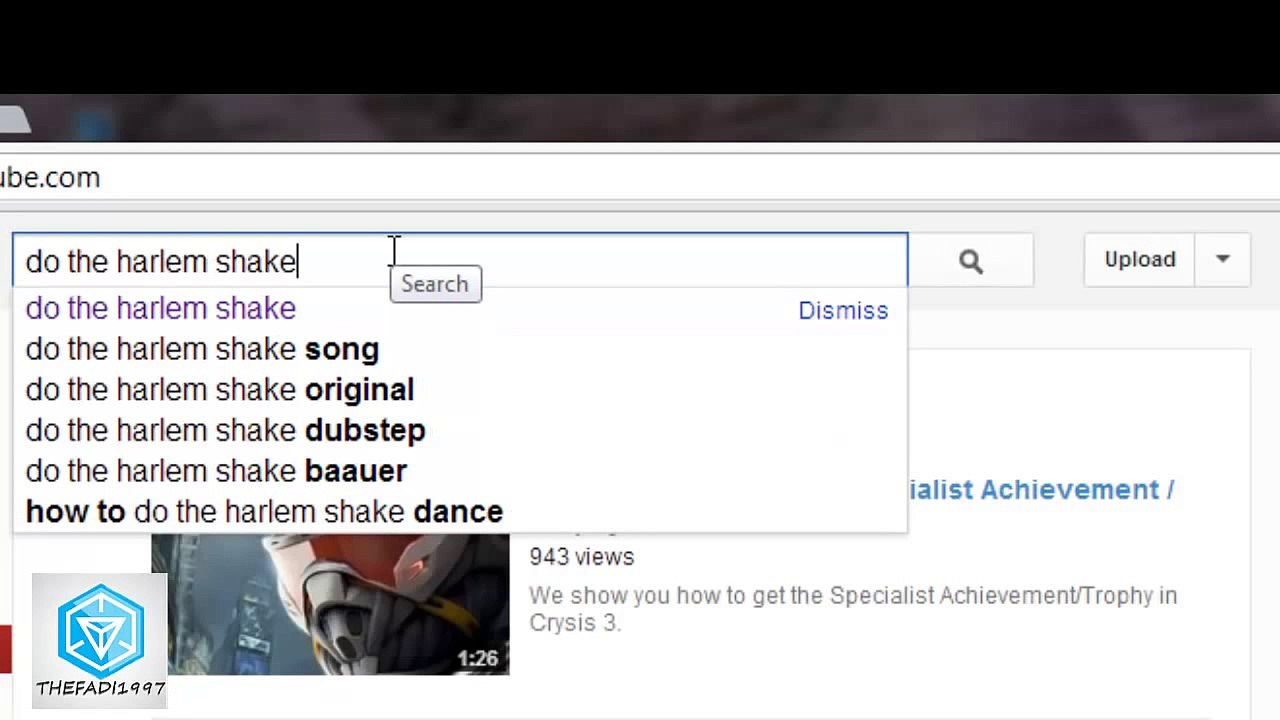 Do the harlem shake- youtube effect!