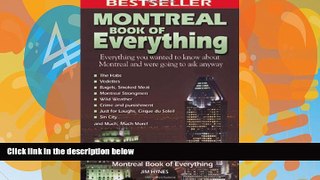 Books to Read  Montreal Book of Everything: Everything You Wanted to Know About Montreal and Were