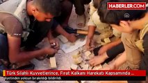 Türk Silahlı Kuvvetlerince, Fırat Kalkanı Harekatı Kapsamında Hedef Tespit Vasıtaları ile Tespit...