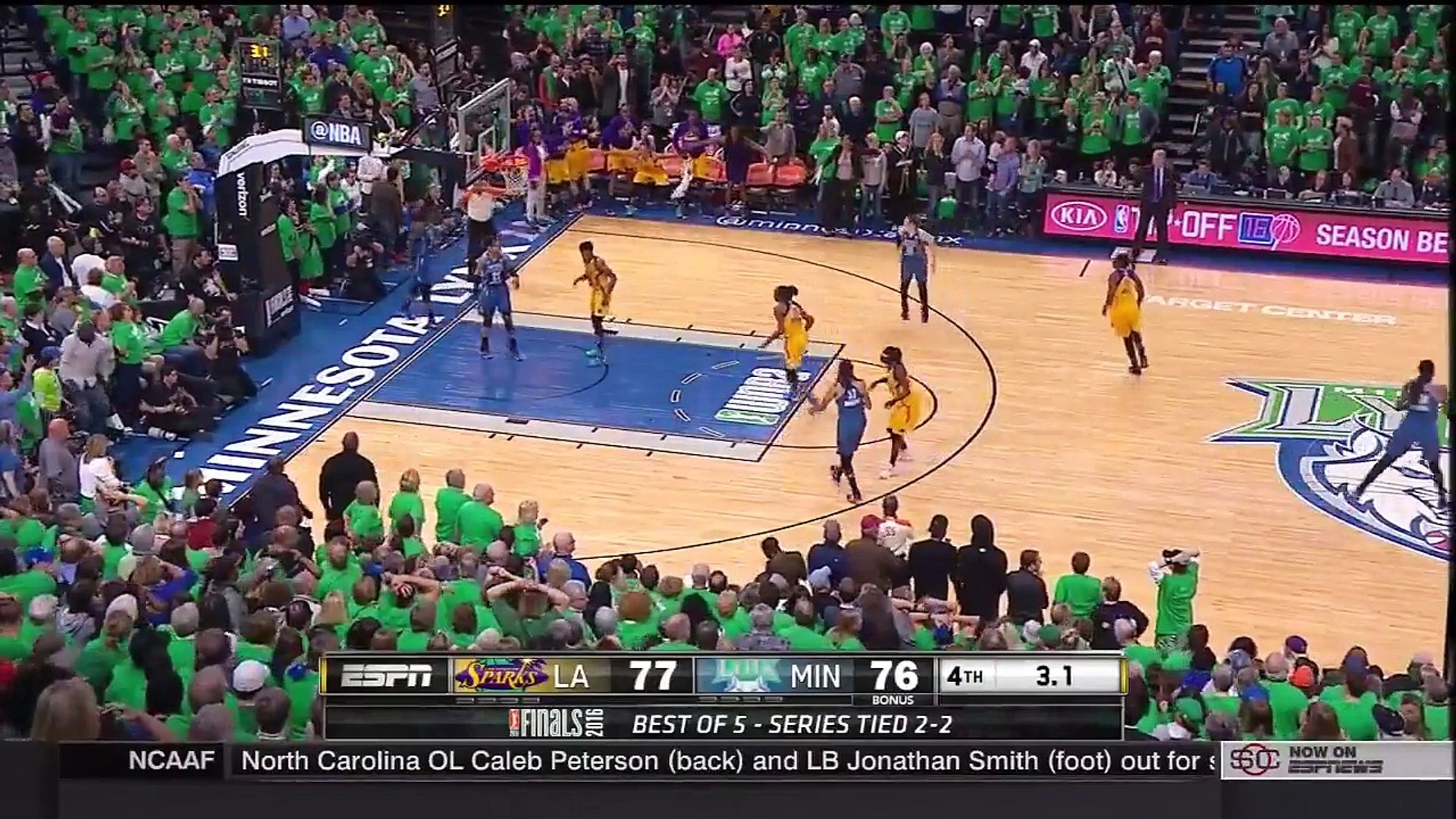 ⁣The Crazy Ending to 2016 WNBA Finals