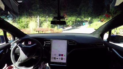 Démonstration de la Tesla 100% autonome