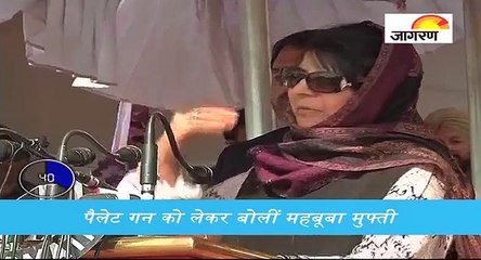 पैलेट गन को लेकर बोलीं महबूबा मुफ्ती, देखें पूरी खबर '60 सेकेंड' में