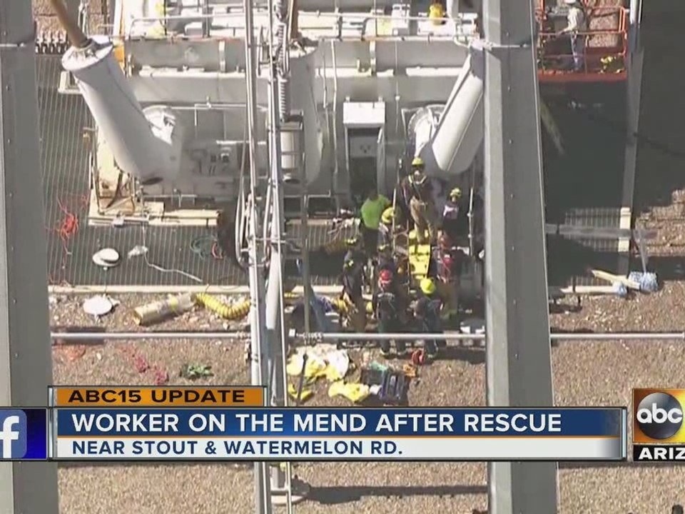 Update: Person stuck in pipe was inspecting damage