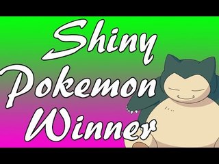 Shiny Pokemon Winner Announced!