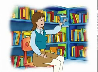 Caillou kutuphaneci-Kayu izle Kütüphaneci
