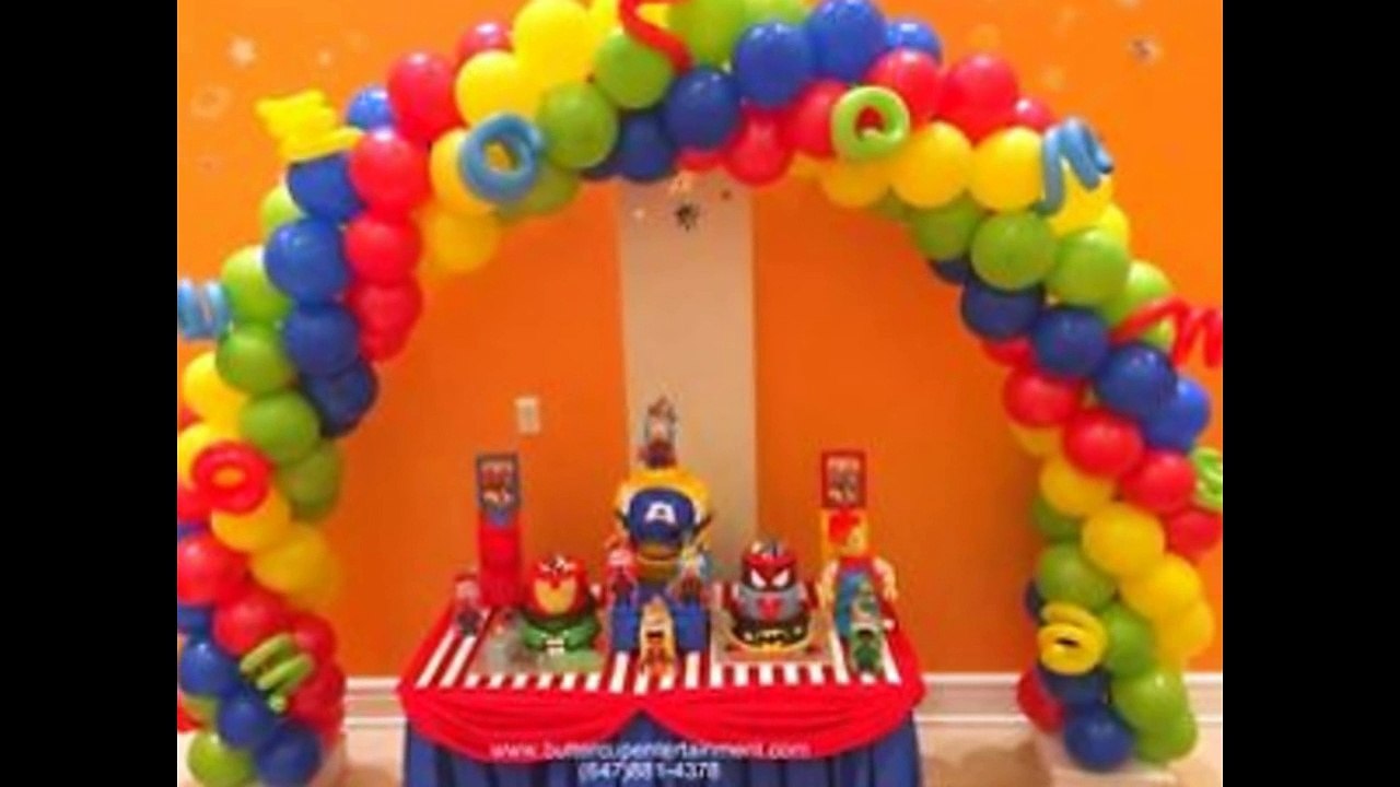 superhero birthday party