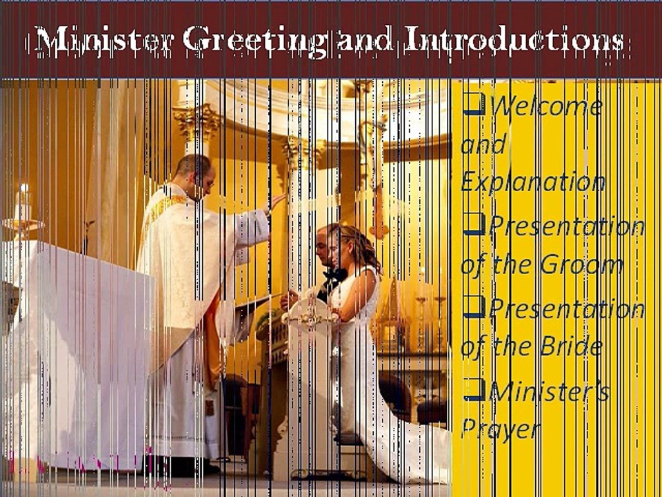 Christian Wedding Ceremony Complete Outline