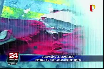 下载视频: Lima: compañías de bomberos operan en precarias condiciones