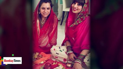 Karva Chauth 2016 _ Bipasha Basu looks like a Punjabi bride on her first Karva Chauth!