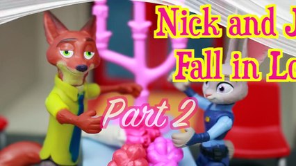 Zootopia Nick & Judy Fall In LOVE PART 2 ❤❤❤ Disney Zootopia Toys & Movie Parody + Romantic Date