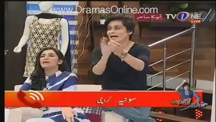 Live Morning Show Main Mathira Ne Altaf Hussain Jaisi Pappi De Di