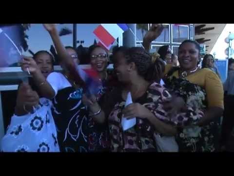 Accueil de Nicolas Sarkozy à La Réunion