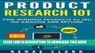 Ebook Product Research 101: Find Winning Products to Sell on Amazon and Beyond Free Read