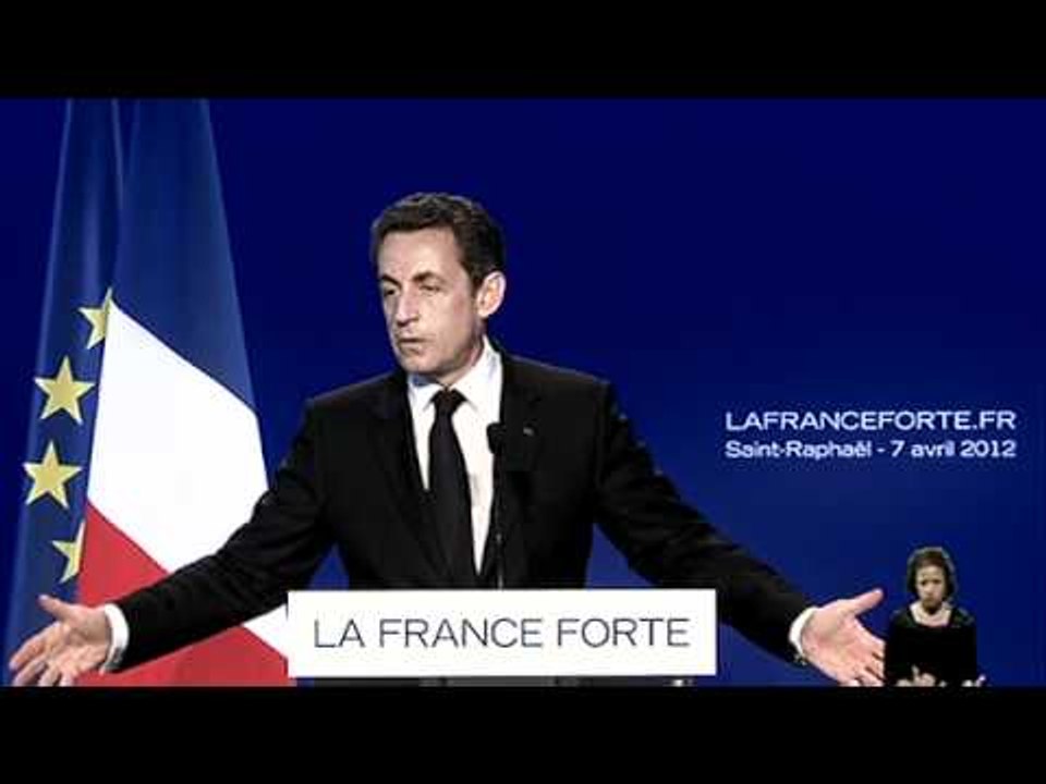 Discours de Nicolas Sarkozy à Saint-Raphaël