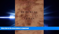 FAVORIT BOOK The Constitution and Laws of the Republic of Texas, to Which Is Added the State