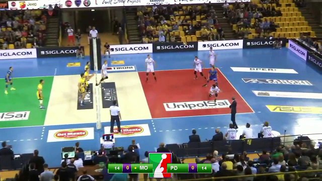 Le point hallucinant de l'équipe d'Earvin Ngapeth - Modena-Padova 3-0