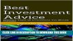 [DOWNLOAD] PDF BOOK Best Investment Advice: Different Types Of Investments You Should Consider