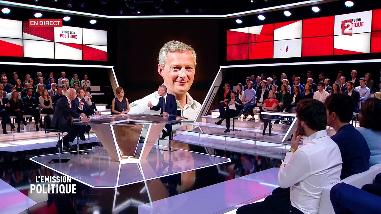 "L'émission politique" avec Bruno Le Maire : la suppression des postes de fonctionnaires