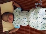 VERY FUNNY SLEEP CRYING BABY!