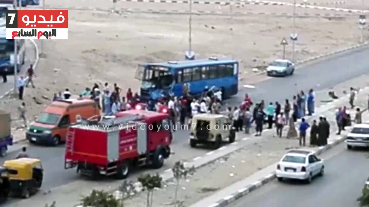 بالفيديو.. تفاصيل مصرع 7 أشخاص فى حادث تصادم أت...
