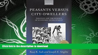 READ THE NEW BOOK Peasants versus City-Dwellers: Taxation and the Burden of Economic Development
