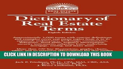 [DOWNLOAD] PDF BOOK Dictionary of Real Estate Terms Collection