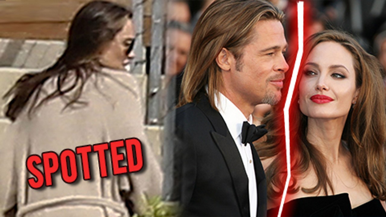 Angelina Jolie Photographed For First Time Afte...